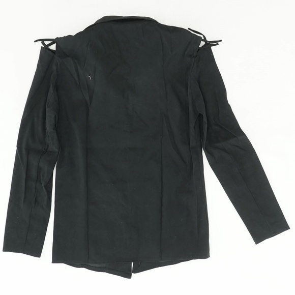 Cold Shoulder Buckle Jacket - Picture 2 of 2